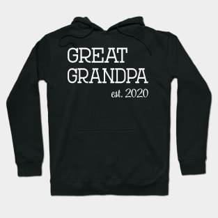 Great Grandpa Est 2020 Pregnancy Announcement Hoodie